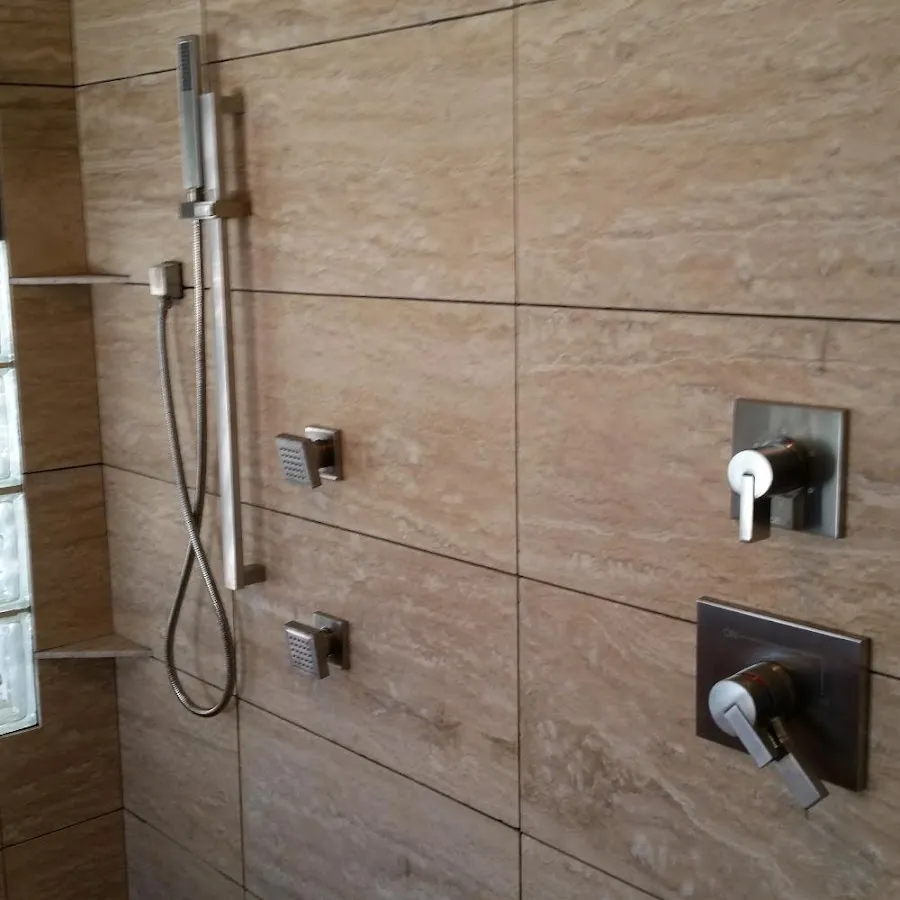 Shower fixture installation for Water Heater Replacement in Manchester